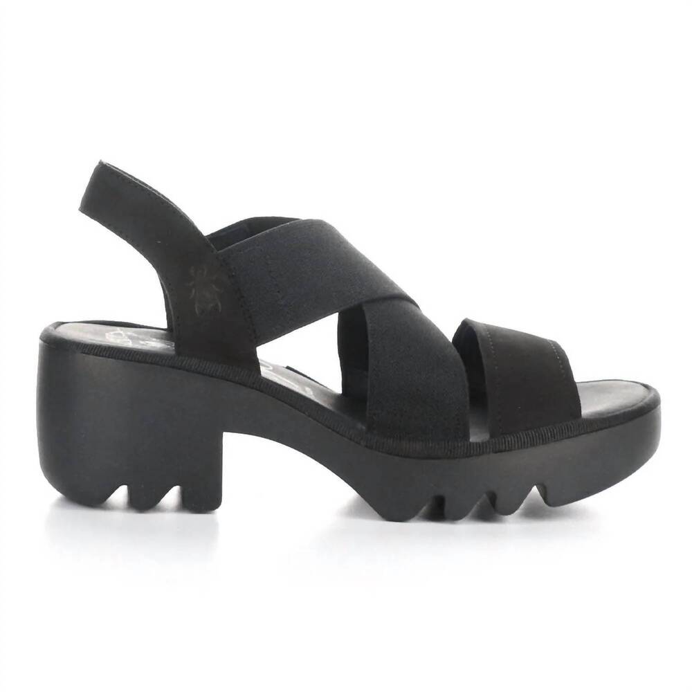 NEW FLY LONDON women's taji 502 sandals in black